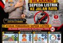 Polres Situbondo Imbau Masyarakat Gunakan Sepeda Listrik Sesuai Aturan dan Utamakan Keselamatan
