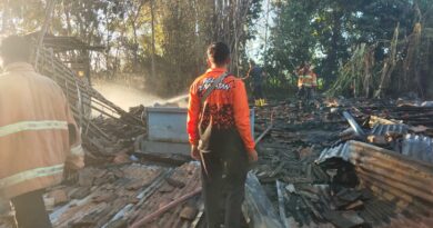 Tiga Rumah Hangus Terbakar Di Desa Pokaan Panji Situbondo
