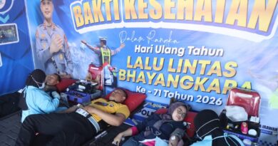 HUT Lalu Lintas ke-71, Satlantas Situbondo Gelar Donor Darah hingga Baksos